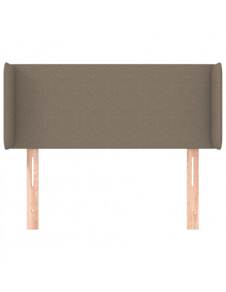 Testiera ad Orecchio Tortora 93x16x78/88 cm in Tessuto