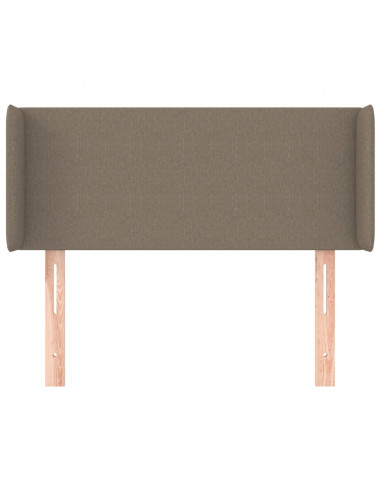 Testiera ad Orecchio Tortora 83x16x78/88 cm in Tessuto