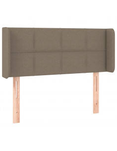 Testiera ad Orecchio Tortora 83x16x78/88 cm in Tessuto 2