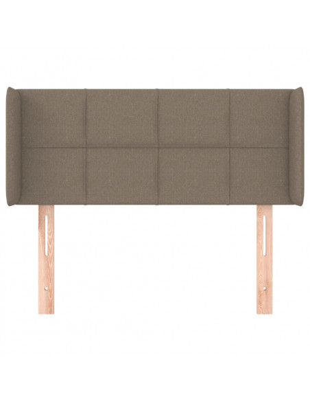 Testiera ad Orecchio Tortora 83x16x78/88 cm in Tessuto