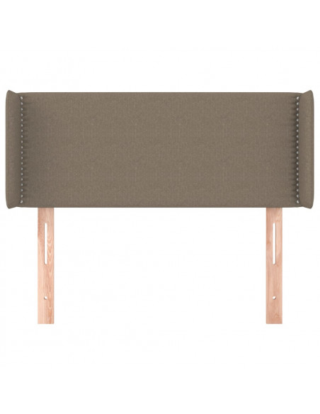Testiera ad Orecchio Tortora 83x16x78/88 cm in Tessuto