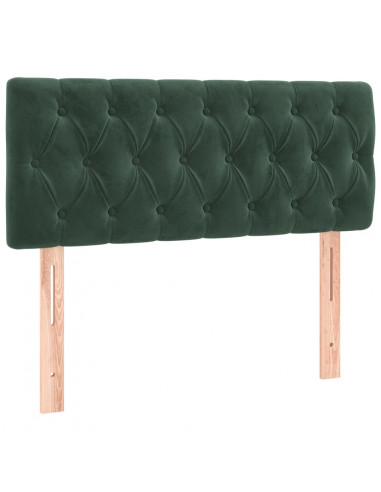 Testiera Verde Scuro 100x7x78/88 cm in Velluto