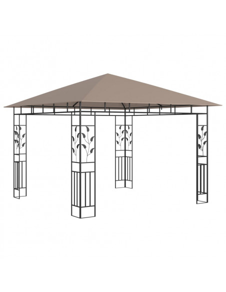 Gazebo con Zanzariera 3x3x2,73 m Talpa 180 g/m²