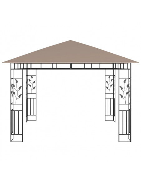 Gazebo con Zanzariera 3x3x2,73 m Talpa 180 g/m²