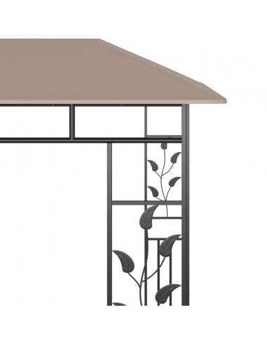 Gazebo con Zanzariera 3x3x2,73 m Talpa 180 g/m²