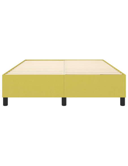 Struttura Letto a Rete a Molle Verde 140x200 cm in Tessuto