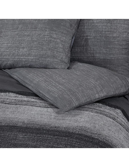 Set Copripiumino Grigio Scuro 260x240 cm in Cotone