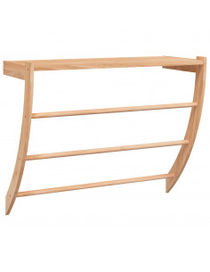 Portasciugamani 60x25,5x49 cm in Legno Massello di Noce