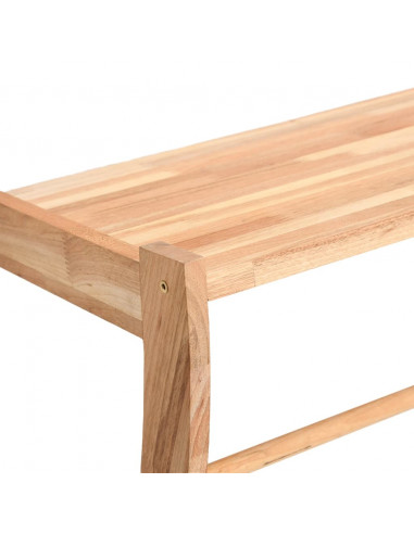 Portasciugamani 60x25,5x49 cm in Legno Massello di Noce