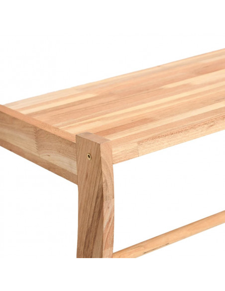 Portasciugamani 60x25,5x49 cm in Legno Massello di Noce