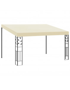 Gazebo a Parete 4x3x2,5 m Crema