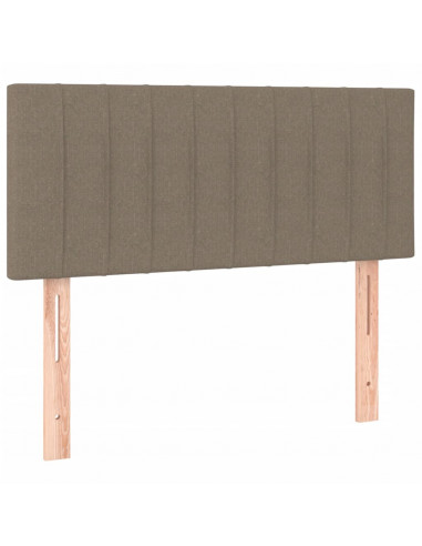 Giroletto a Molle con Materasso Tortora 80x200 cm inTessuto