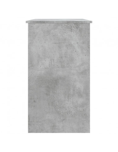 Scrivania Grigio Cemento 90x45x76 cm in Legno Multistrato
