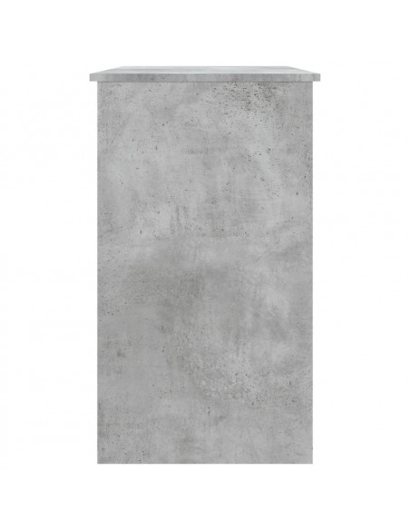 Scrivania Grigio Cemento 90x45x76 cm in Legno Multistrato