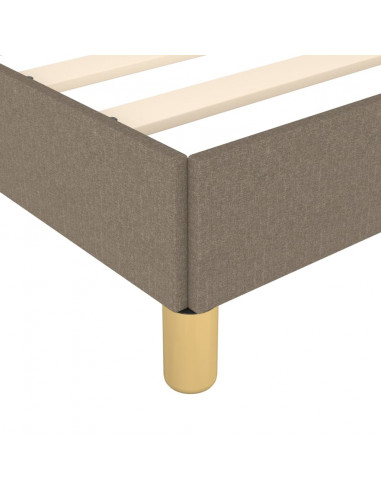 Giroletto con Testiera Tortora 100x200 cm in Tessuto