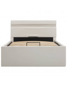 Giroletto Contenitore Idraulico LED Bianco Similpelle 100x200cm