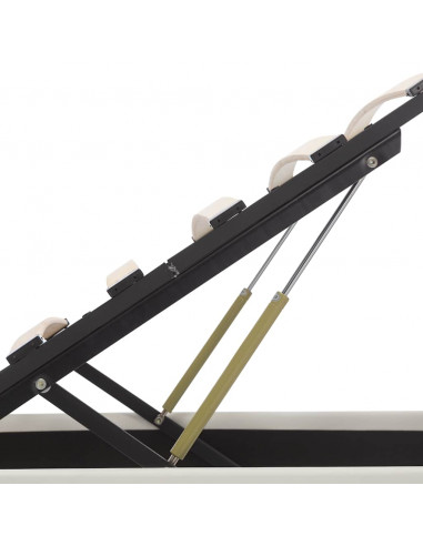 Giroletto Contenitore Idraulico LED Bianco Similpelle 100x200cm