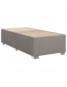 Giroletto a Molle con Materasso Tortora 100x200 cm in Tessuto 2