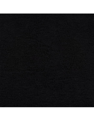 Asciugamani 10 pz Neri 100x200 cm 360 g/m² 100% Cotone