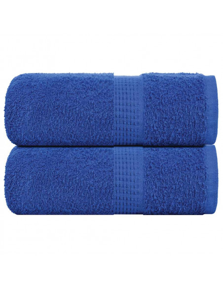 Asciugamani per Sapone 2 pz Blu 30x30 cm 360 g/m² 100% Cotone