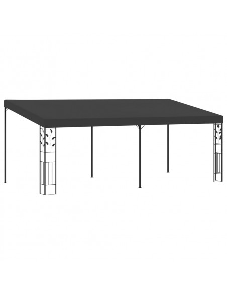 Gazebo a Parete 6x3x2,5 m Antracite