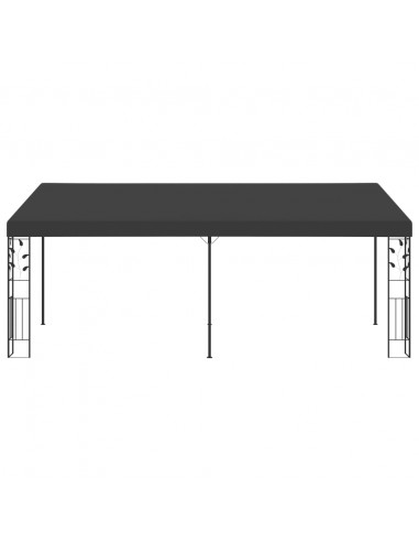 Gazebo a Parete 6x3x2,5 m Antracite