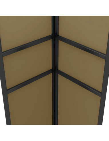 Gazebo con Tetto Doppio 3x3x2,7 m Grigio Talpa 180 g/m²