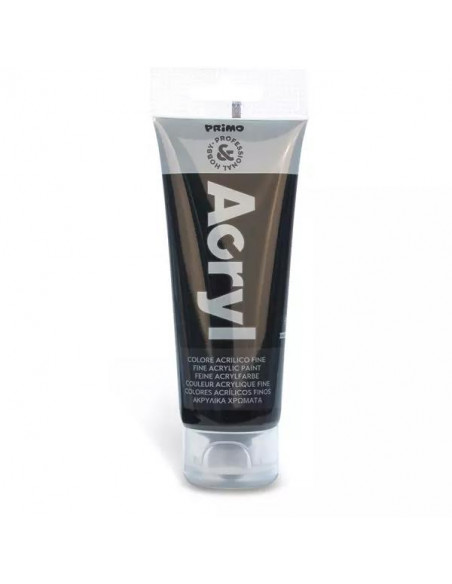 TEMPERA TUBO ACRILICO COL.NERO75ML
