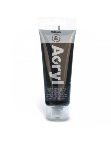 TEMPERA TUBO ACRILICO COL.NERO75ML
