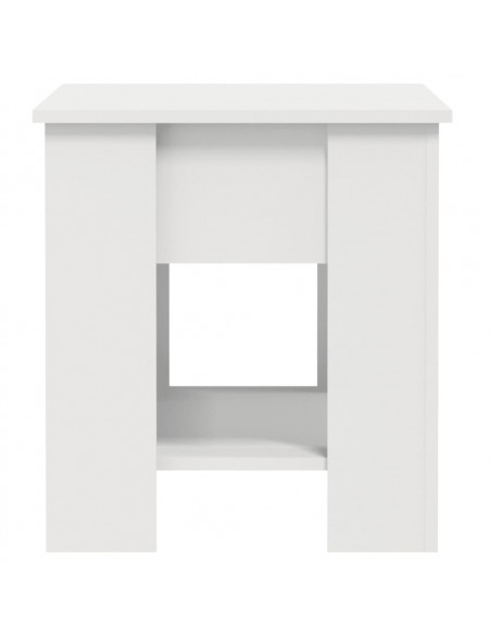 Tavolino da Salotto Bianco 101x49x52 cm in Legno Multistrato