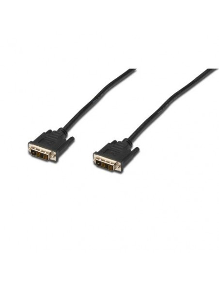 CAVO DIGITUS DVI-D TO DVI-D, M/M, 18+1 2MT, SINGLE LINK, NERO, AK320107020S