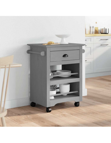Carrello da Cucina BODO Grigio 67,5x45x80 cm