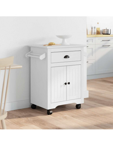 Carrello da Cucina BODO Bianco 72x45x80 cm