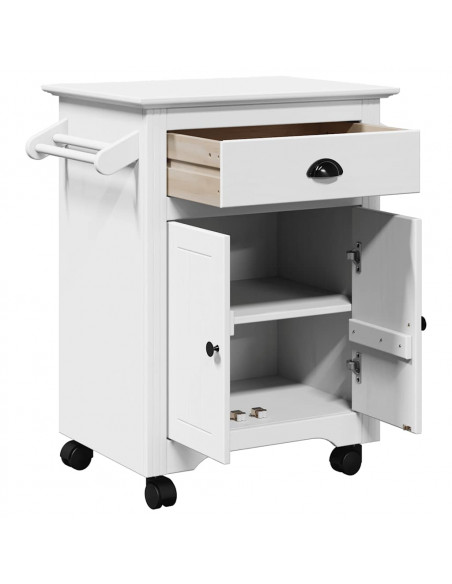 Carrello da Cucina BODO Bianco 72x45x80 cm
