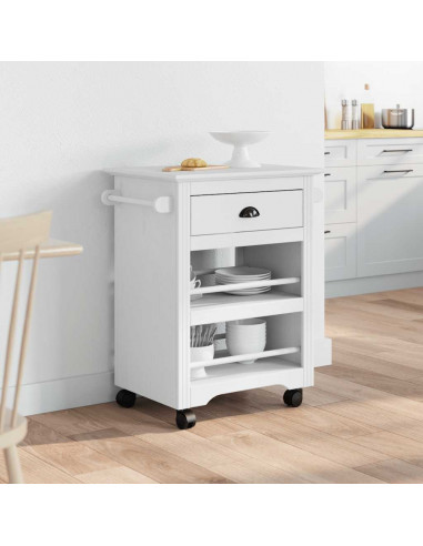 Carrello da Cucina BODO Bianco 67,5x45x80 cm