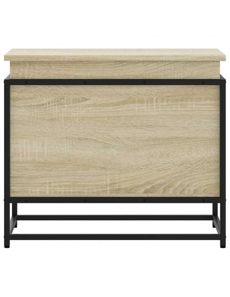 Contenitore con Coperchio Rovere Sonoma 60x40x51,5cm Truciolato