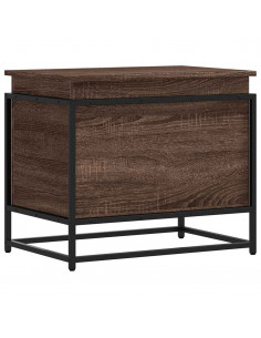 Contenitore con Coperchio Rovere Marrone 60x40x51,5 Truciolato