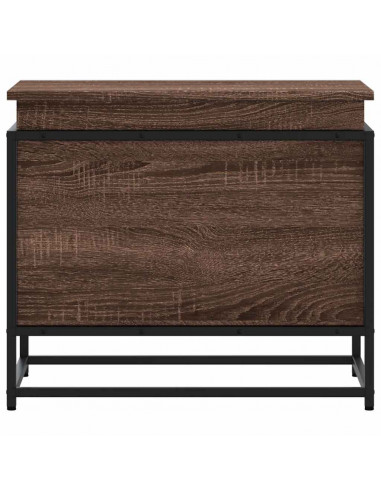 Contenitore con Coperchio Rovere Marrone 60x40x51,5 Truciolato