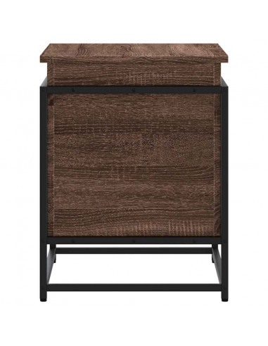 Contenitore con Coperchio Rovere Marrone 60x40x51,5 Truciolato