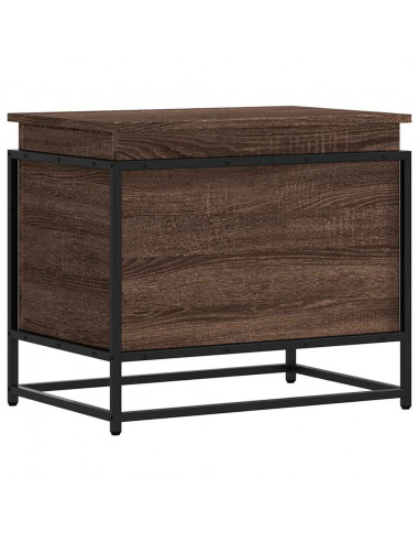 Contenitore con Coperchio Rovere Marrone 60x40x51,5 Truciolato