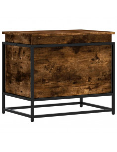 Contenitore con Coperchio Rovere Fumo 60x40x51,5cm Truciolato