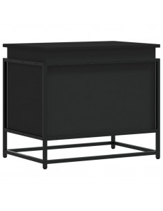 Contenitore con Coperchio Nero 60x40x51,5 cm in Truciolato