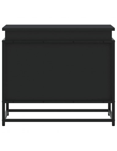 Contenitore con Coperchio Nero 60x40x51,5 cm in Truciolato