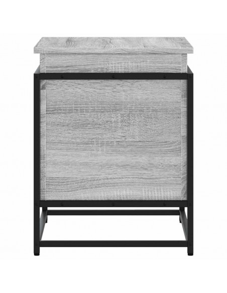 Contenitore con Coperchio Grigio Sonoma 60x40x51,5cm Truciolato