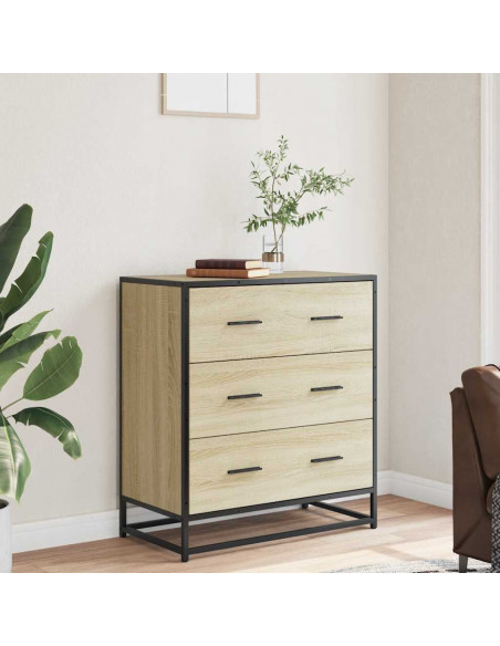 Credenza Rovere Sonoma 68x35x76 cm in Truciolato