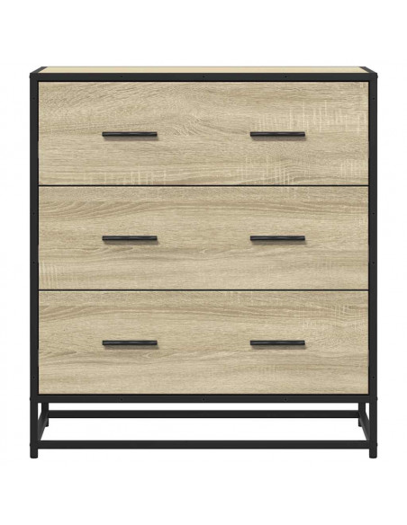 Credenza Rovere Sonoma 68x35x76 cm in Truciolato