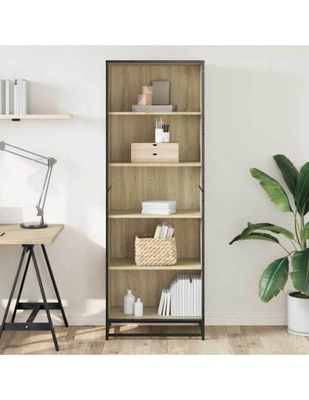 Libreria Rovere Sonoma 60x35x170,5 cm in Truciolato