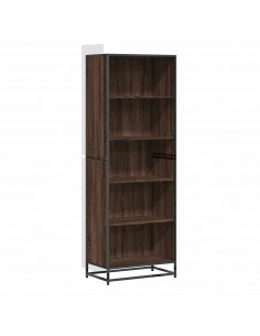Libreria Rovere Marrone 60x35x170,5 cm in Truciolato