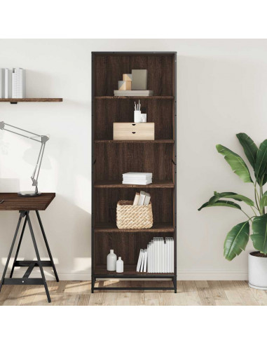 Libreria Rovere Marrone 60x35x170,5 cm in Truciolato