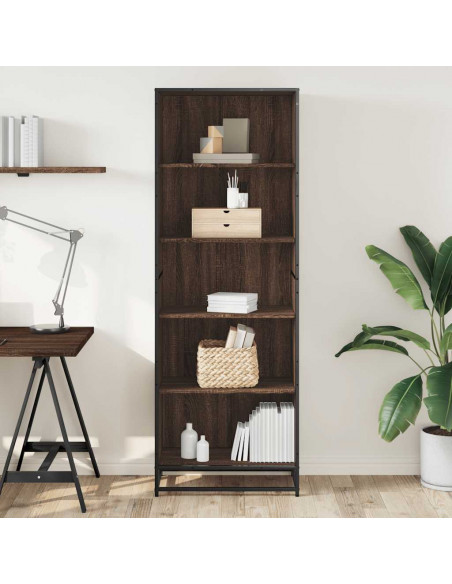 Libreria Rovere Marrone 60x35x170,5 cm in Truciolato